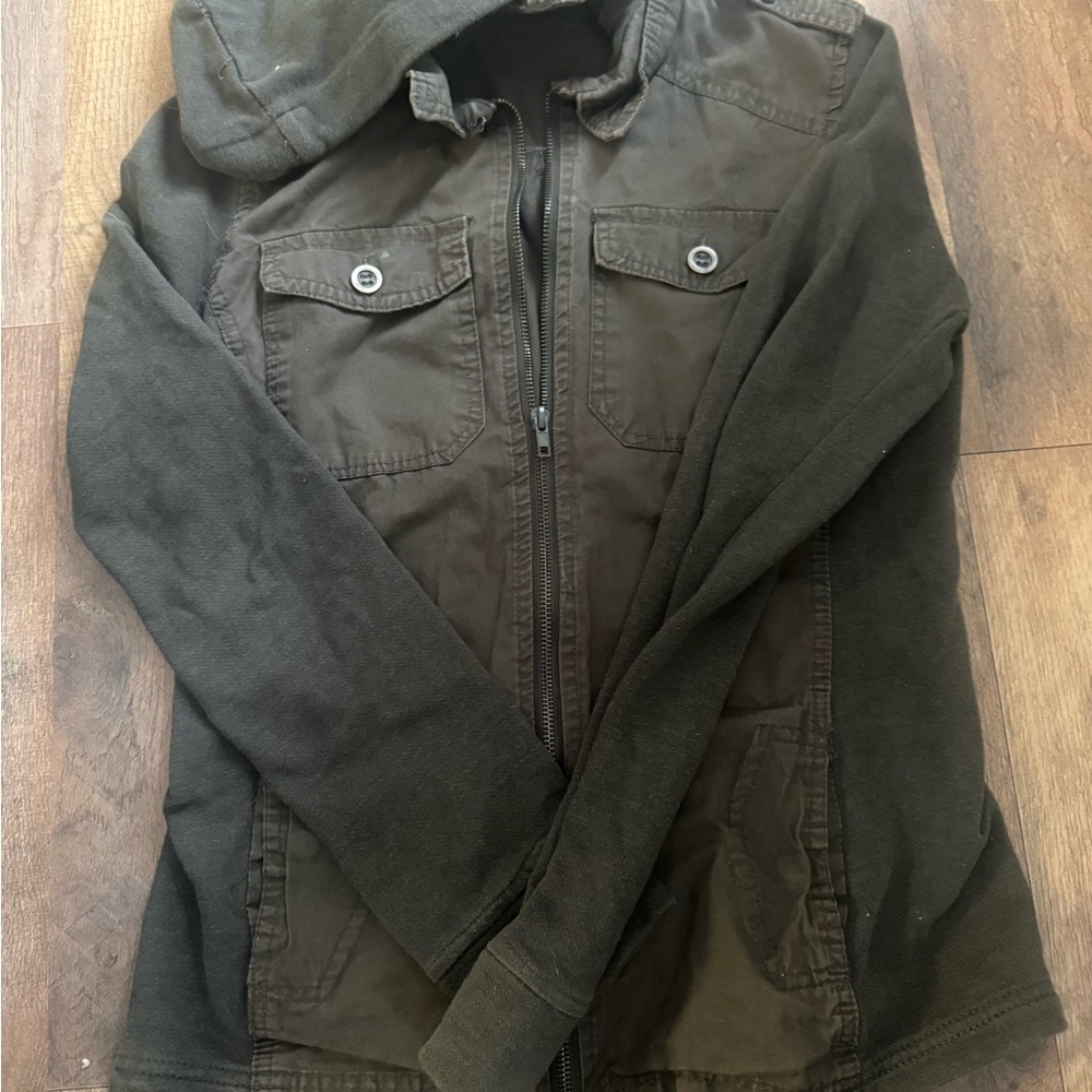 Ashley By 26 International Dark Green Utility Jacket